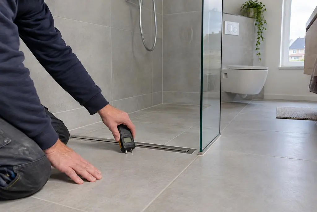 Lekdetectie Almelo – badkamer in een nieuwbouwwoning