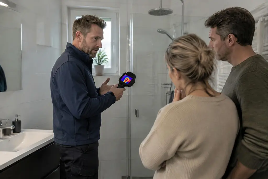 Lekdetectie Almelo – specialist legt bevindingen uit aan bewoner